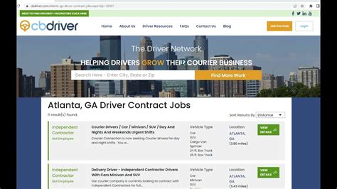 Delivery Driver / Courier. . Cbdriver reviews